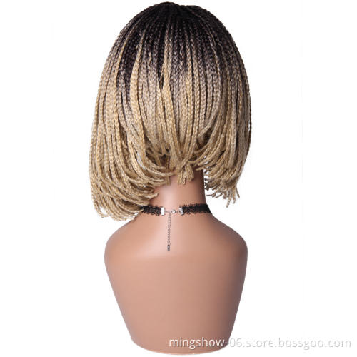 Ready to shp ombre blonde synthetic lace front wig heat resistant